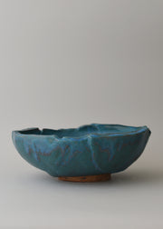 Slab Bowl in Turquoise - Victoria Morris